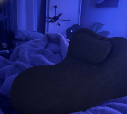 Pillow styled as bedroom decor